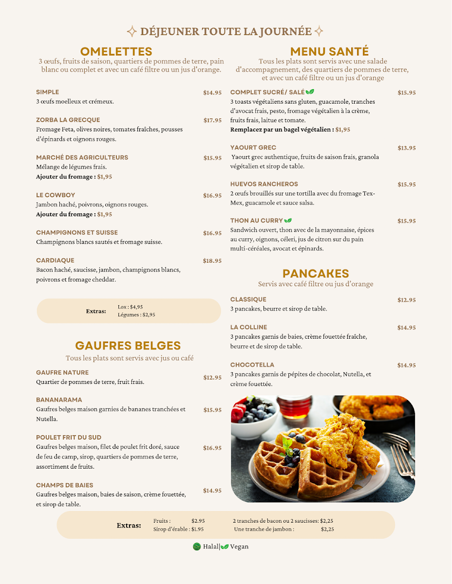 Milton B - Cafétéria urbaine Menu - Image 2