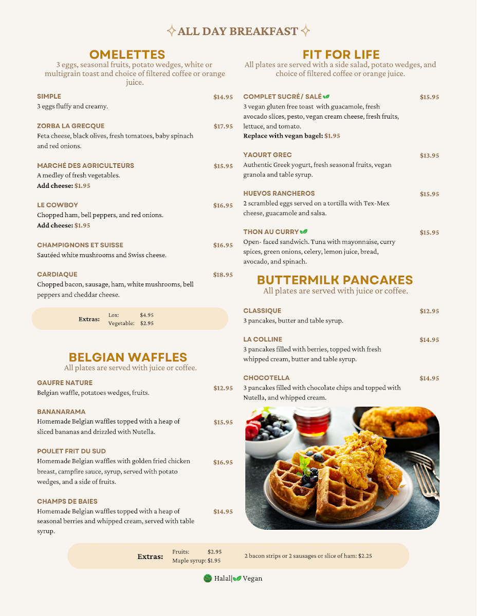 Milton B - Cafétéria urbaine Menu - Image 4